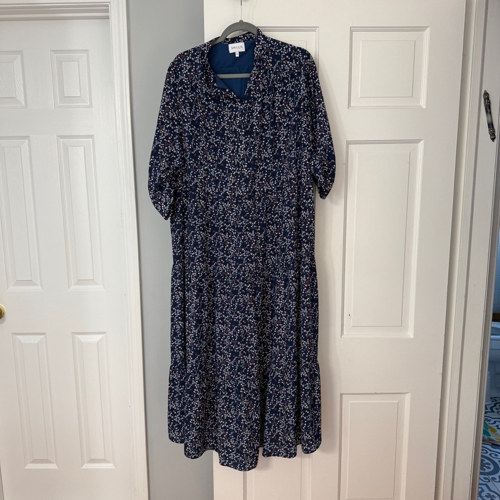 Floral Navy Dress